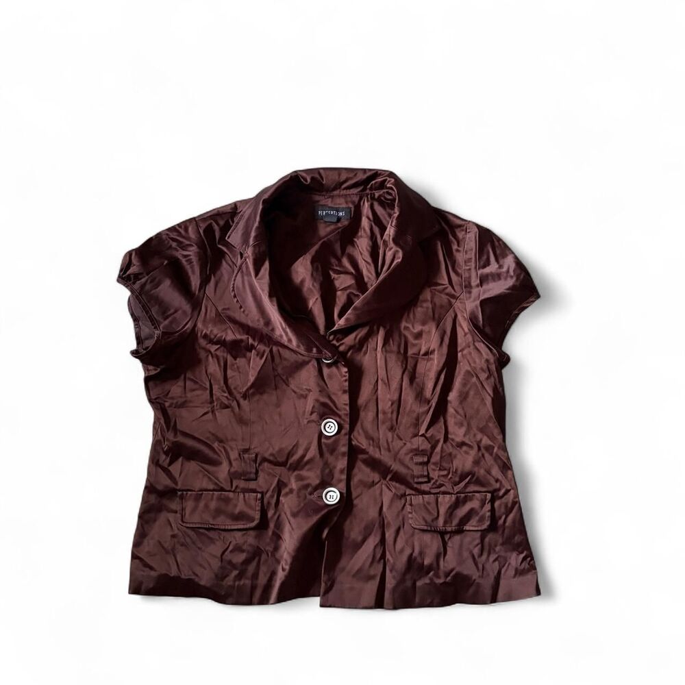 Perceptions Women's Brown Blouse
